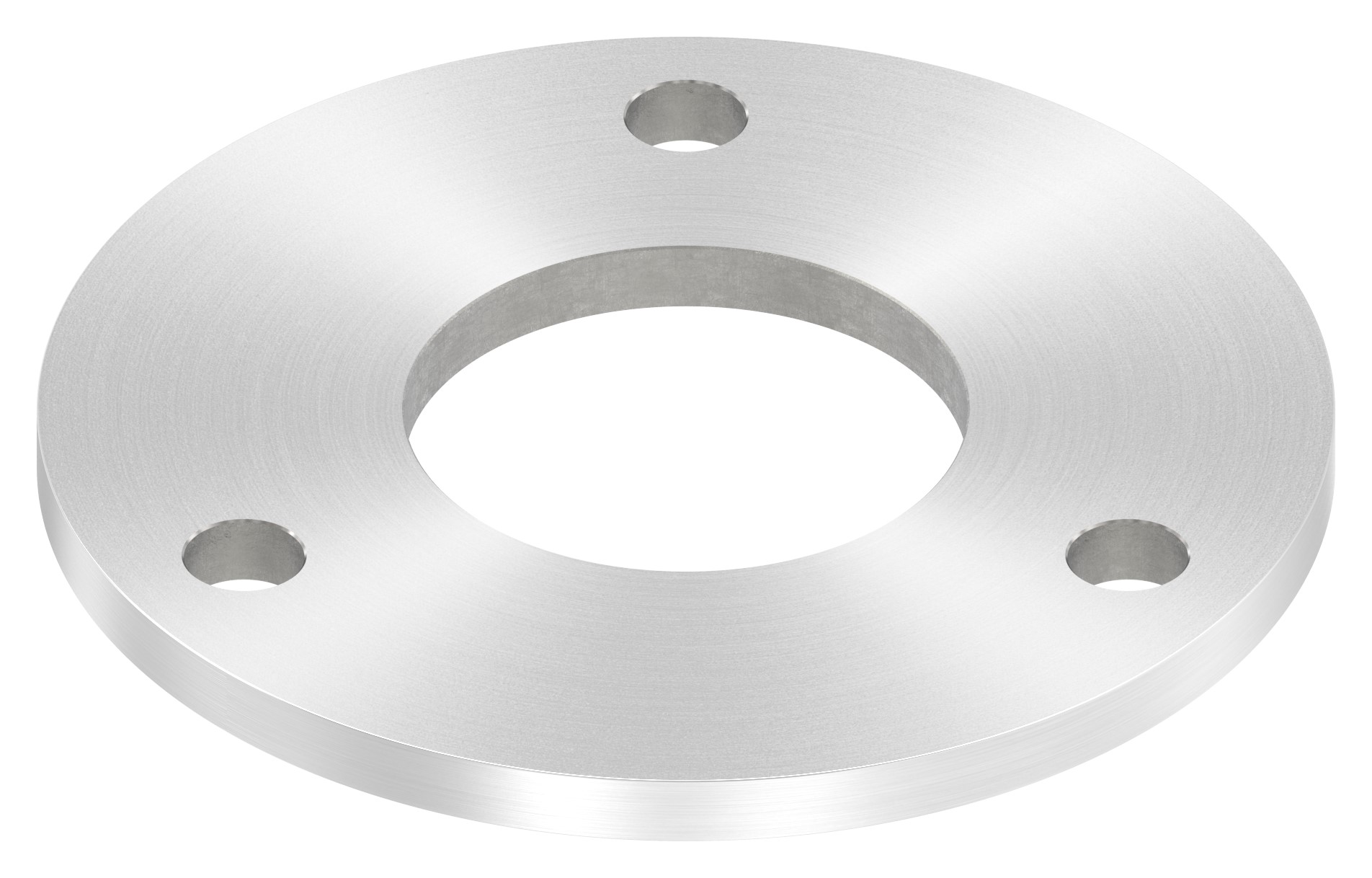 Ankerplatte Ø 140x8mm, mit Rundschliff, V2A