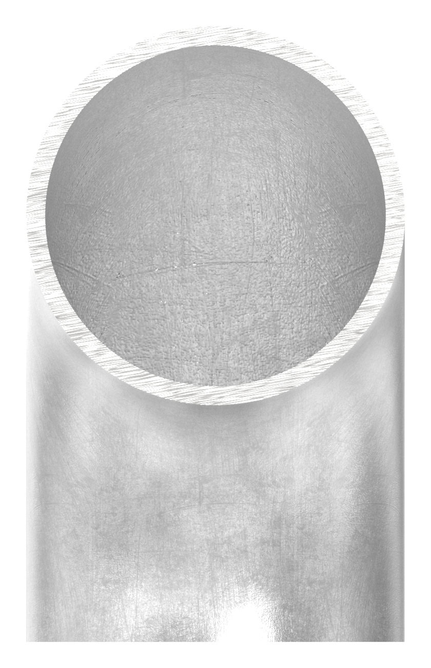 Schweißbogen 90°, 40,0 x 2,0mm, ungeschliffen, V2A