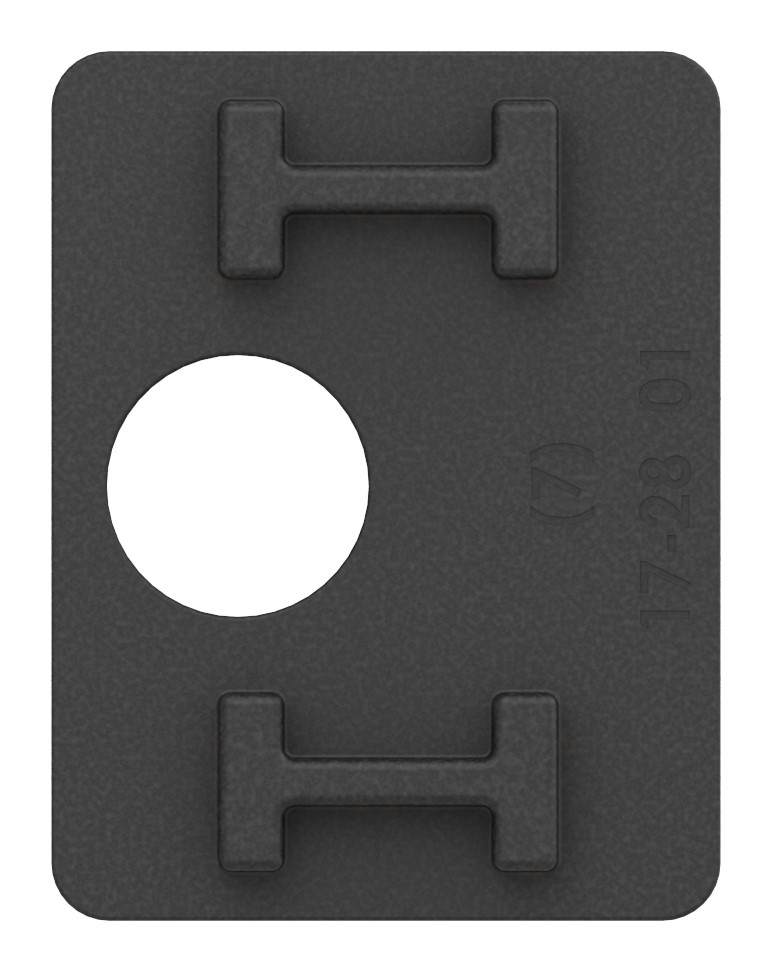 Gummi für Mod. 14, Blech 3,0 mm Gummi für Mod. 14, Blech 3,0 mm