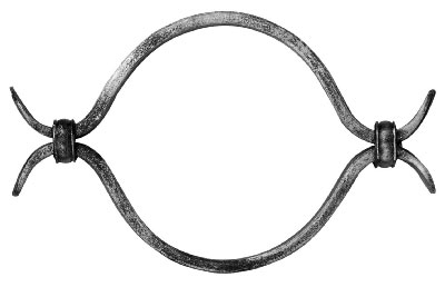 Zierelement 12x6mm, 195x120mm
