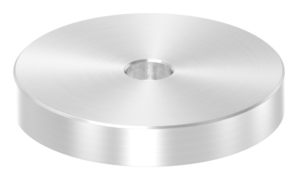 Unterteil für 62mm Glaspunkthalter, t: 10mm, V2A