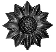Sonnenblume aus Eisen, 70mm