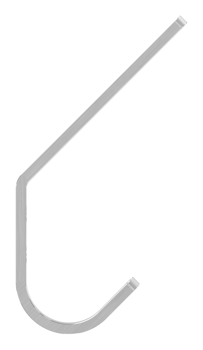 Kleiderhaken / Bügel aus Edelstahlflach 18 x 5mm Kleiderhaken / Bügel aus Edelstahlflach 18 x 5mm