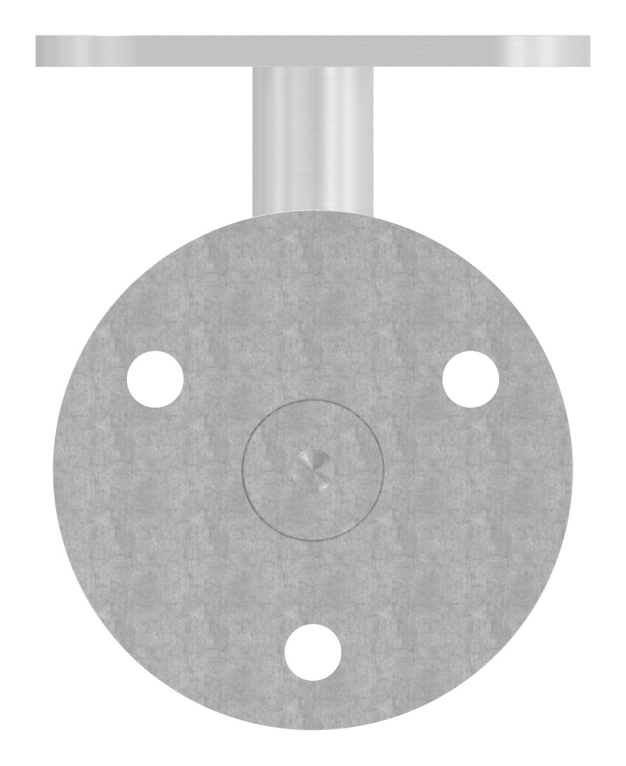 Handlaufhalter ohne Kabeldurchführung für LED Handläufe, Vollmaterial, V2A