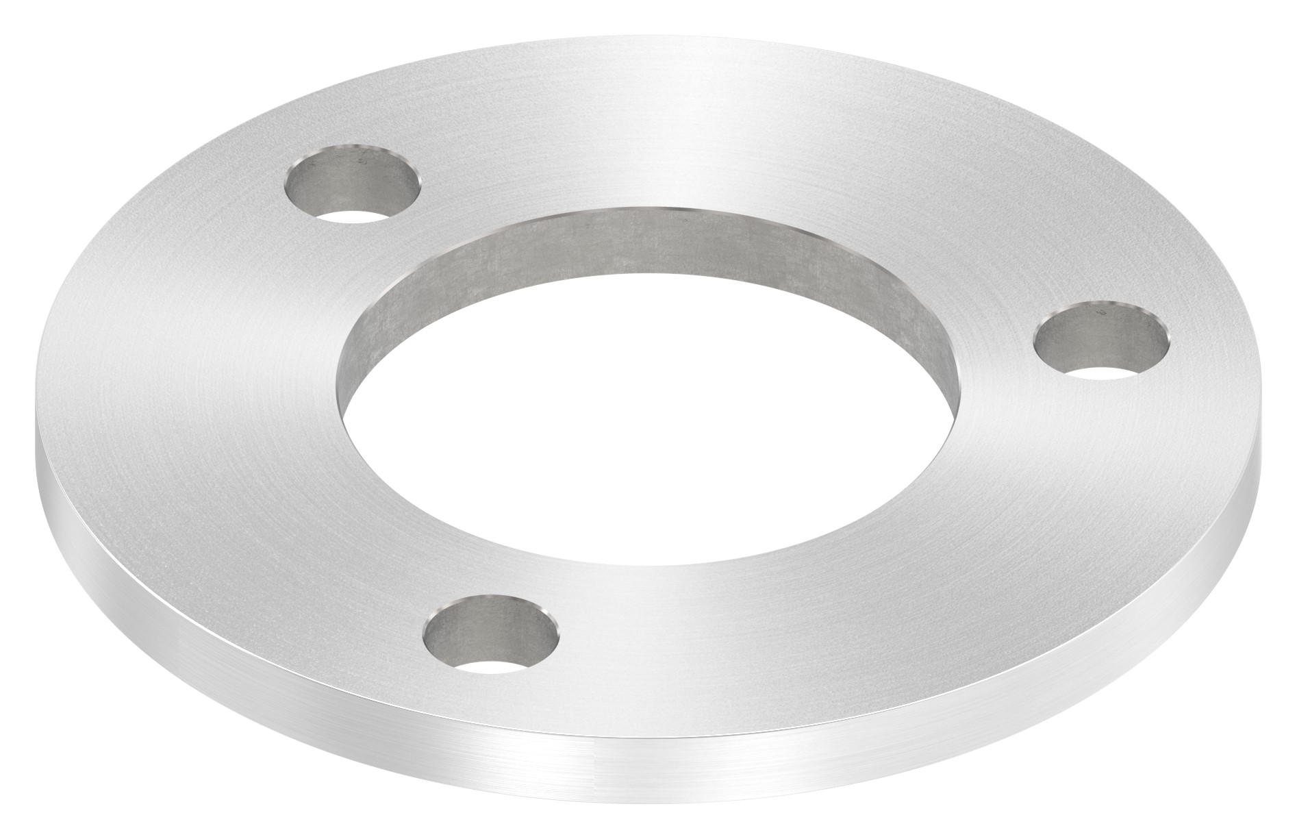 Ankerplatte Ø 120x8mm, mit Rundschliff, V2A