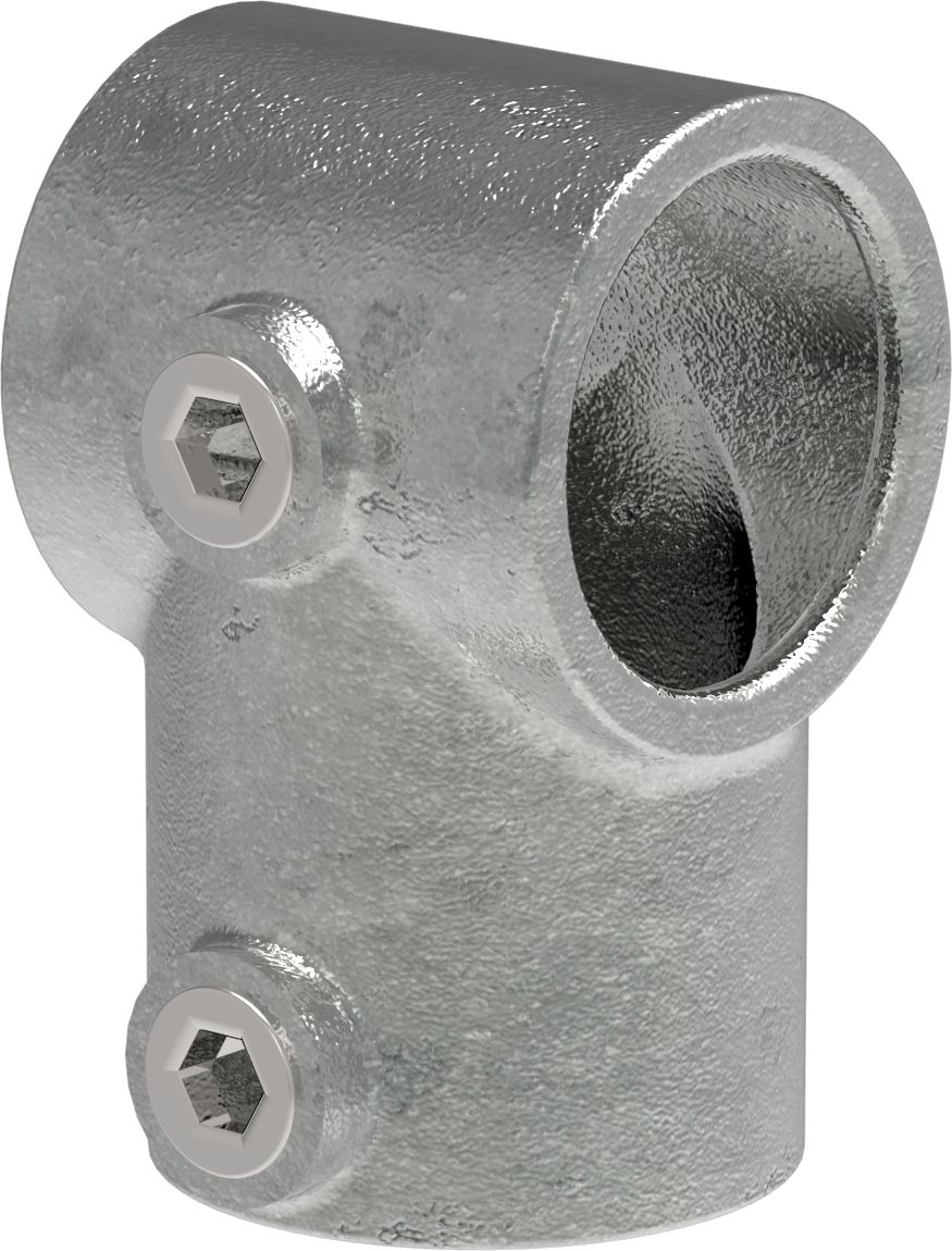 T-Stück kurz, für Rohr Ø 60,3mm