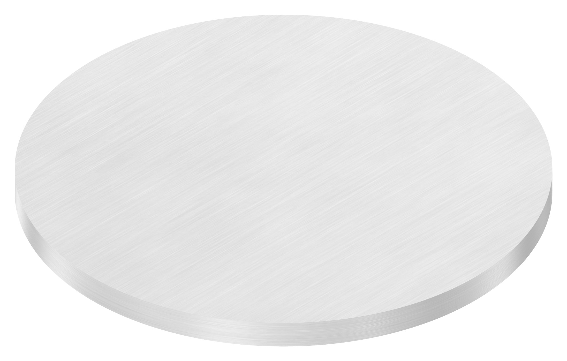 Ronde Ø 150x8mm, mit Längsschliff, V2A