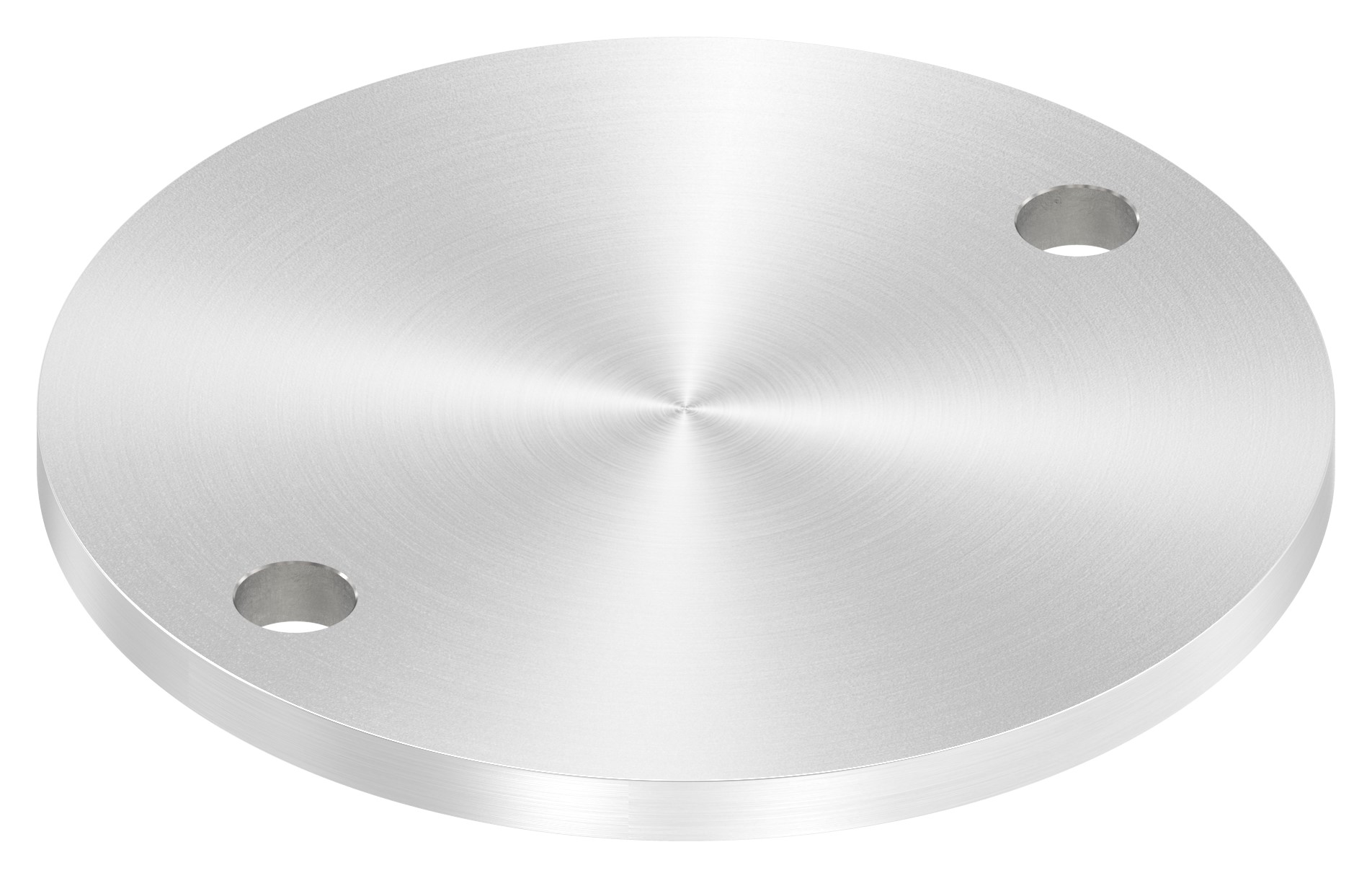Ankerplatte Ø 140x8mm, mit Rundschliff, V2A