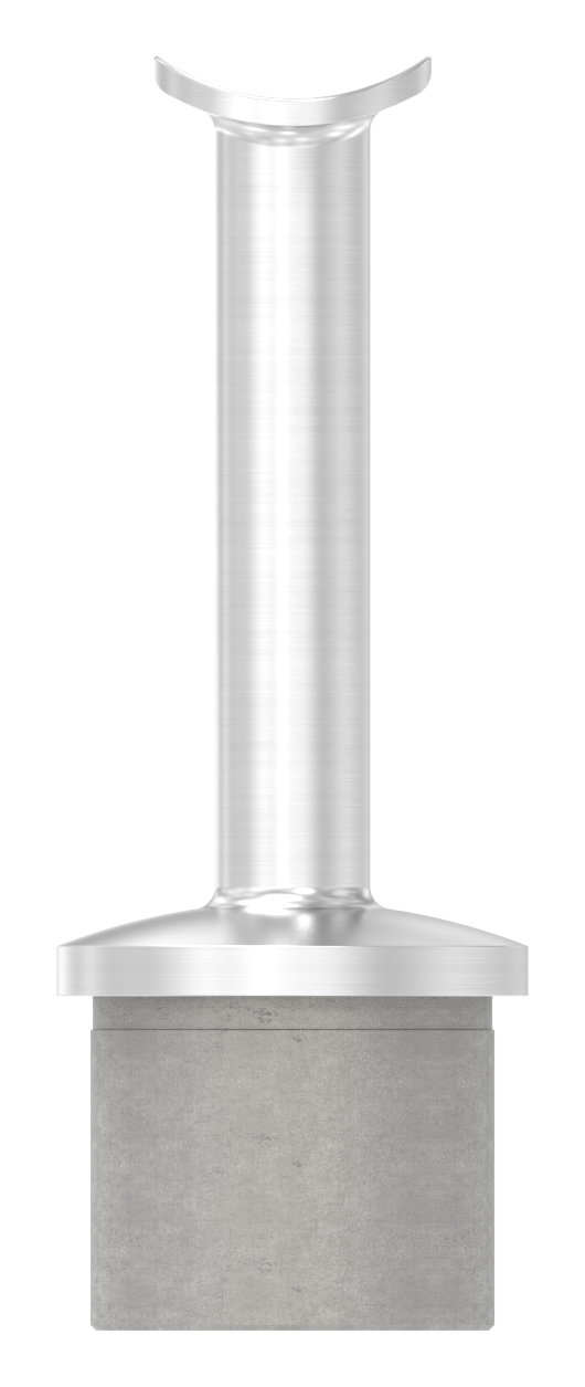 Handlaufstütze für Rohr 42,4 x 3,0mm, Halteplatte: 42,4mm