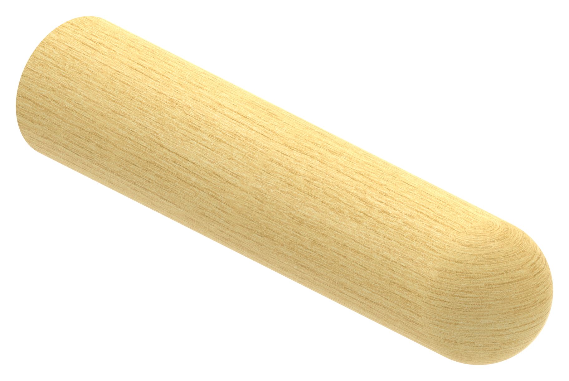 Holzhandlauf Ahorn Ø 42mm, Länge 200mm, lackiert