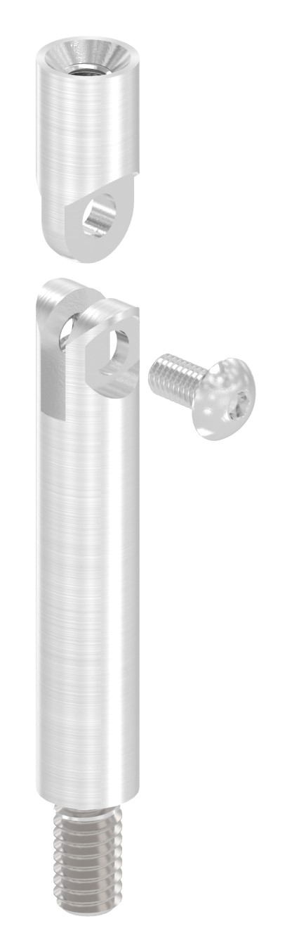 Gelenkstift Ø 12mm, L: 76mm, V2A Gelenkstift Ø 12mm, L: 76mm, V2A