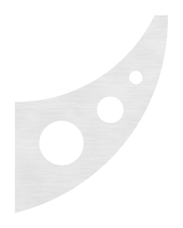Handlaufschwert, 4mm stark, V2A
