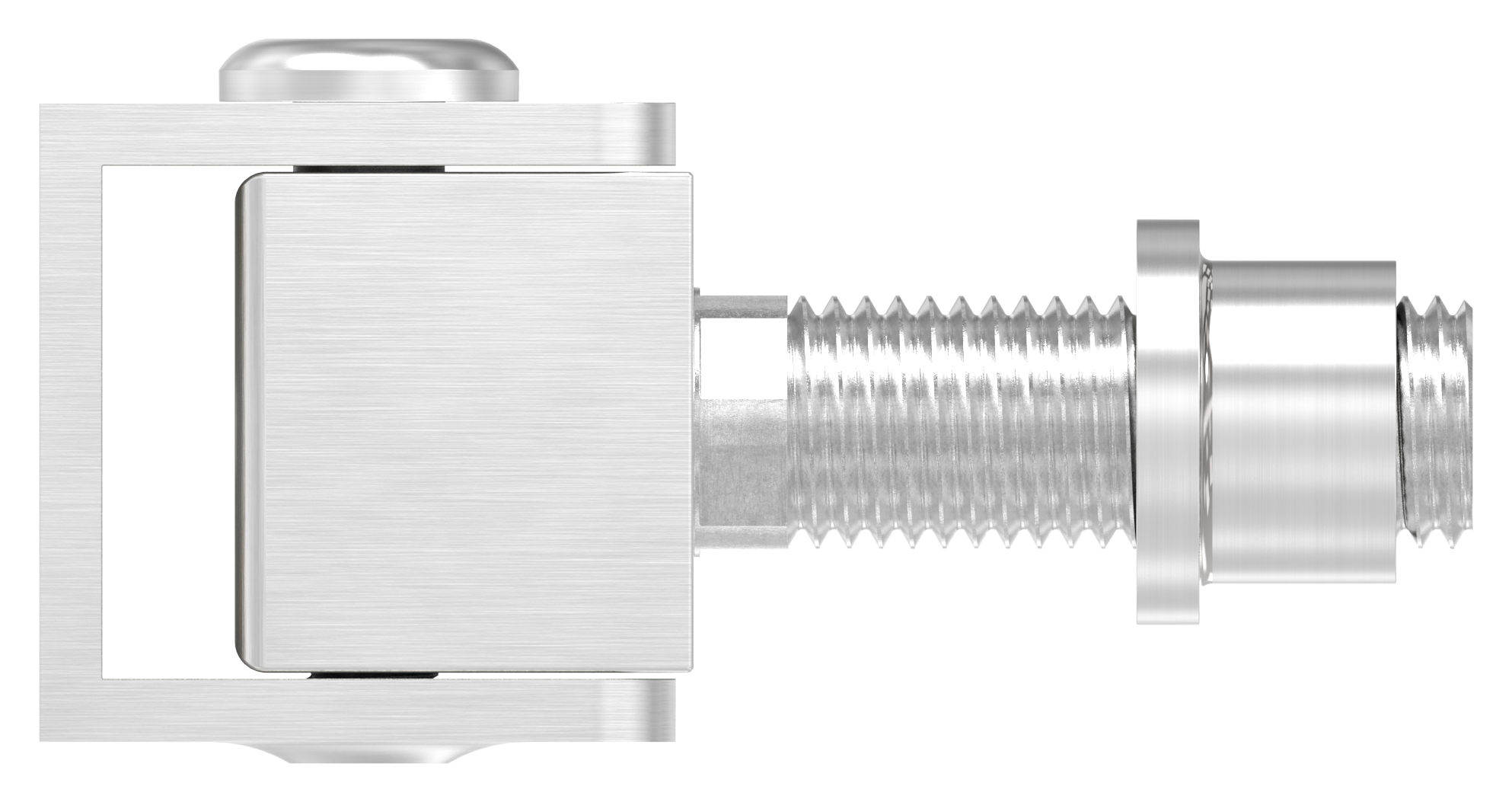 Verstellbares Torband mit Gewindehülse M20, V2A