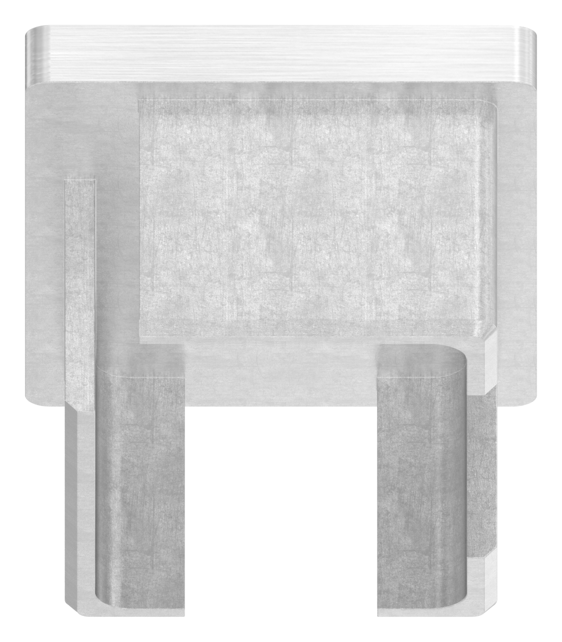 Einsteckkappe, für Rohr 60x40x3,0mm, V2A