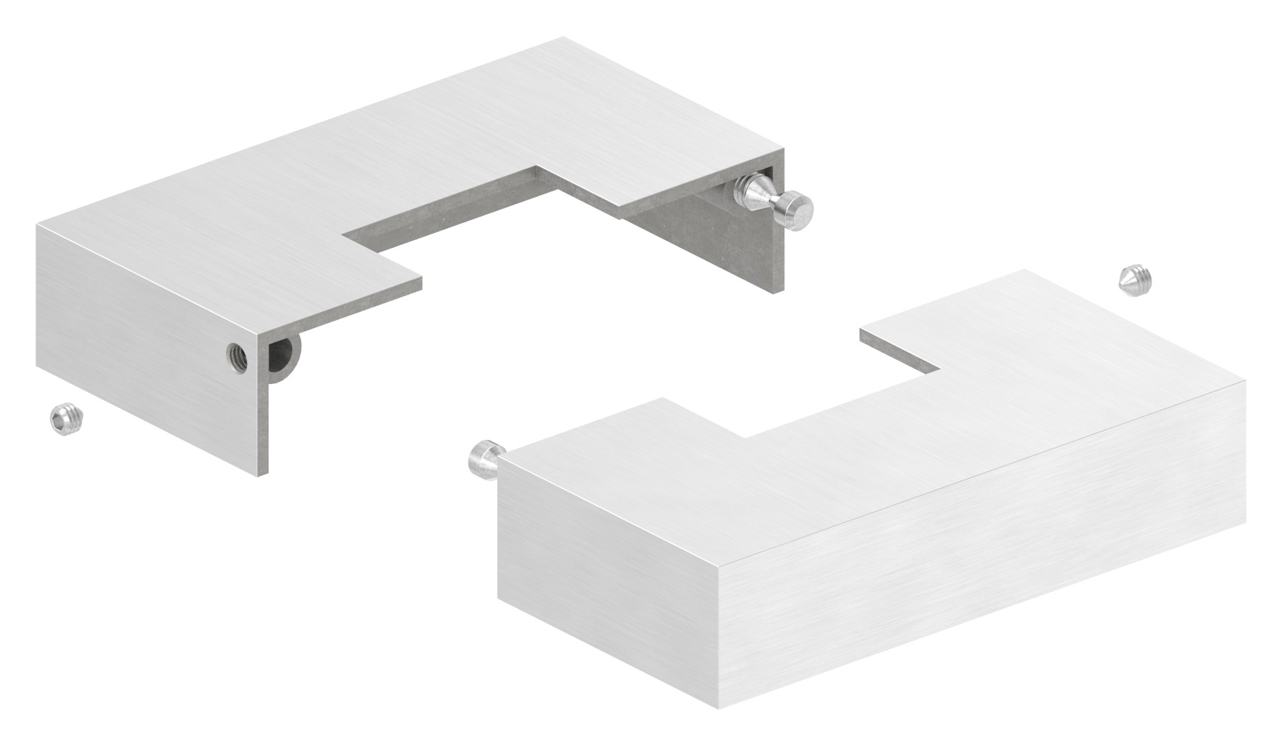 Abdeckrosette, 109x109x25mm, V4A