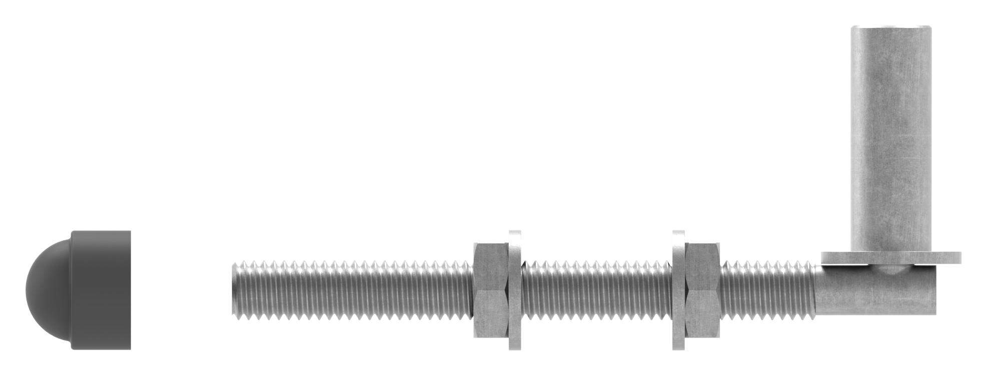 Kloben zum Durchschrauben für Ø 16mm, L: 140mm Kloben zum Durchschrauben für Ø 16mm, L: 140mm