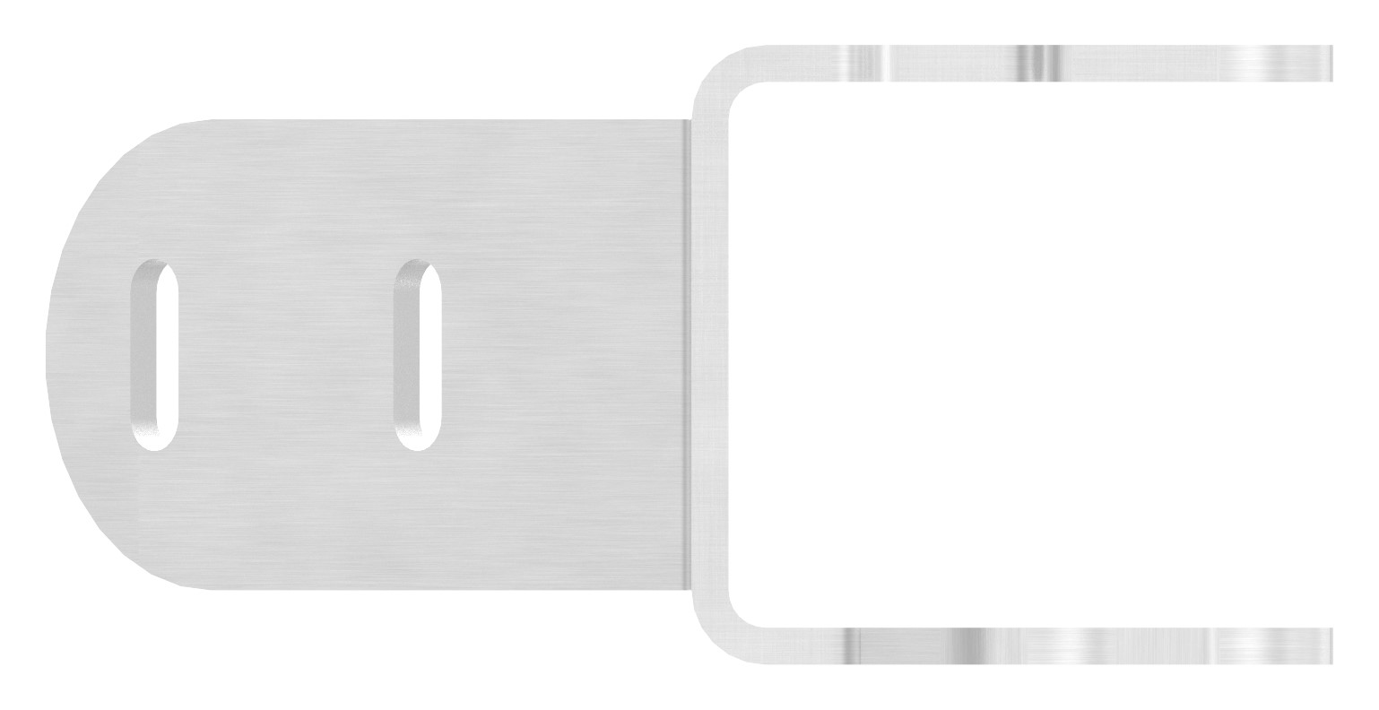 Wandbefestigung für Geländerpfosten, V2A