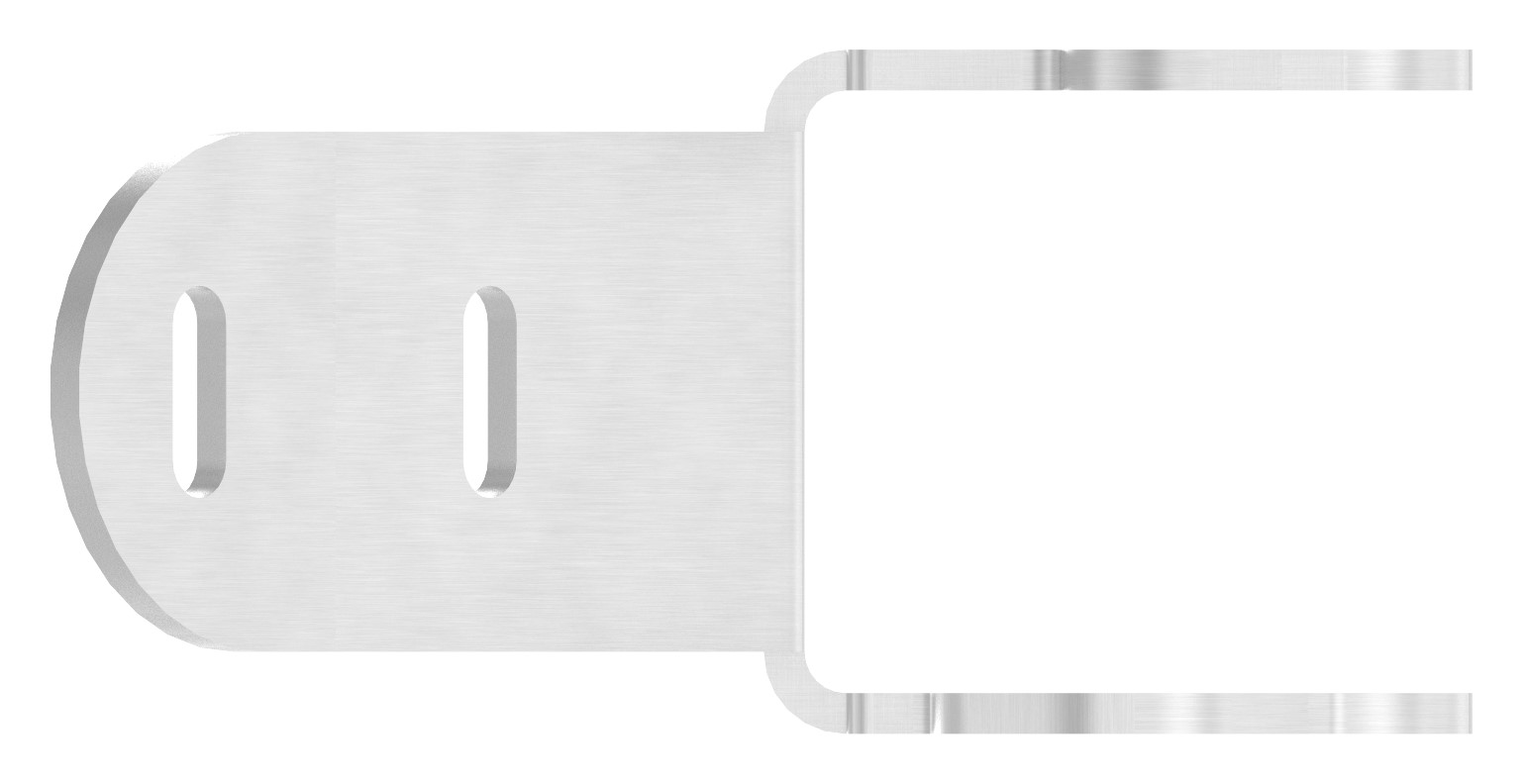 Wandbefestigung für Geländerpfosten, V2A