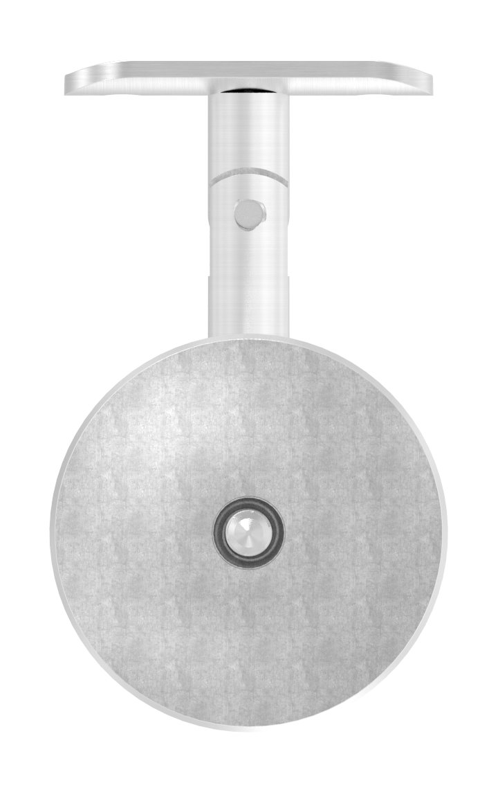 Handlaufhalter mit Gelenk, Handlaufanschlussplatt 42,4mm, V2A