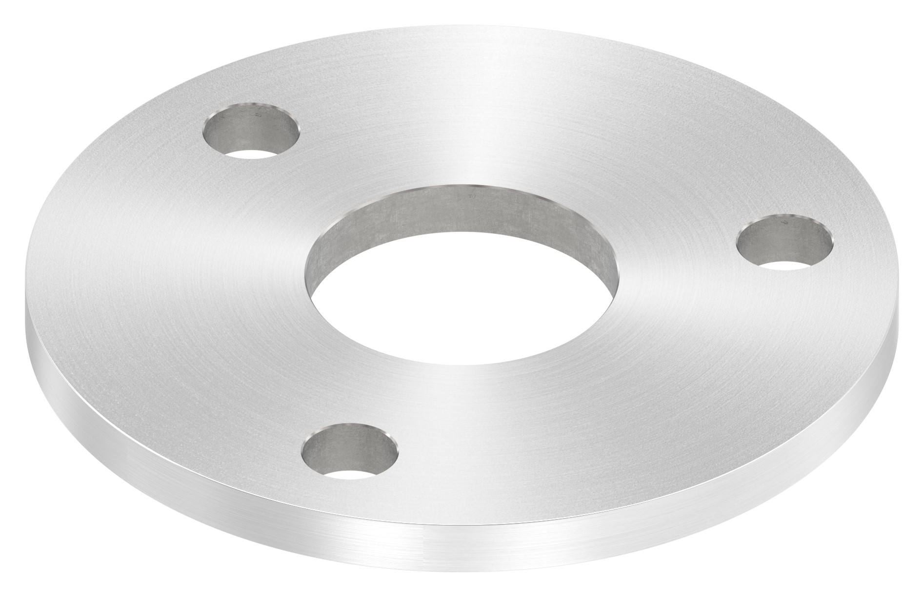 Ankerplatte Ø 120x8mm, mit Rundschliff, V2A