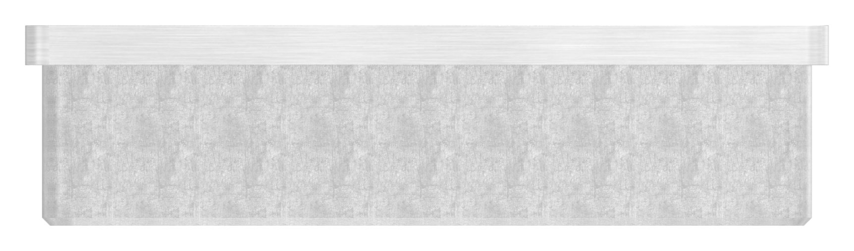 Einsteckkappe, für Rohr 100 x 100 x 2,0mm, V4A