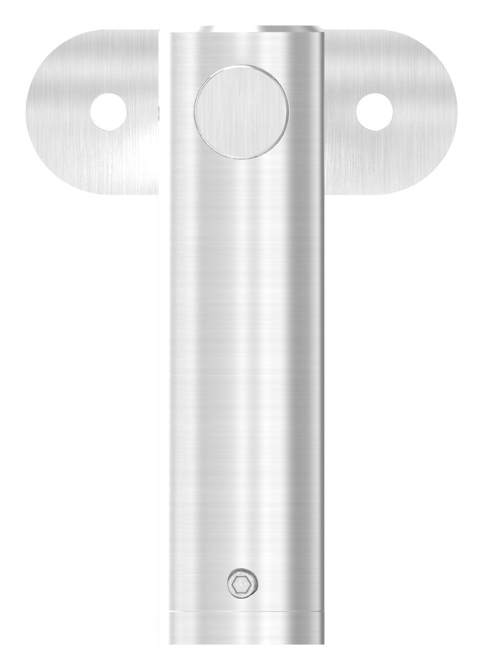 Handlaufhalter mit Gelenk, Handlaufanschlussplatte 42,4mm, V2A