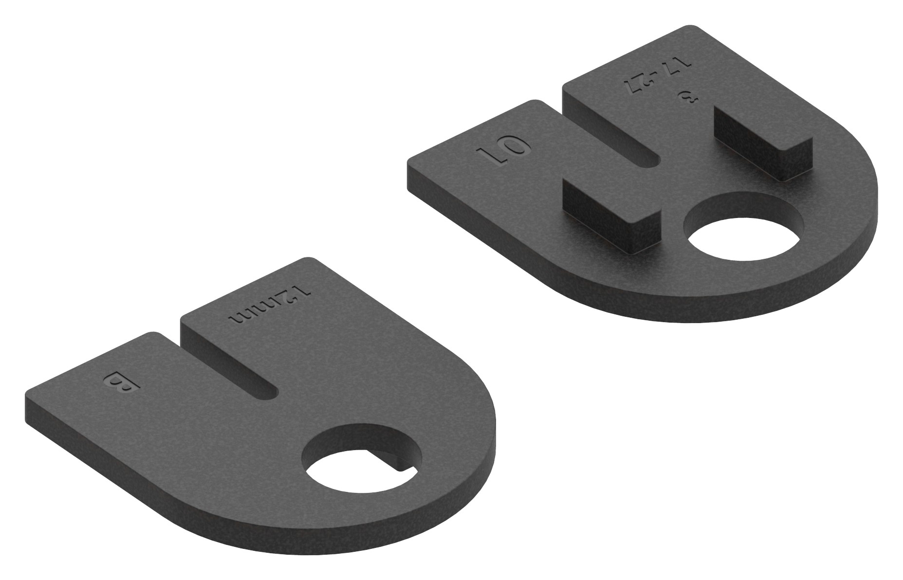 1 Paar Gummi für Mod. 33, ESG-Glas 12mm 1 Paar Gummi für Mod. 33, ESG-Glas 12mm