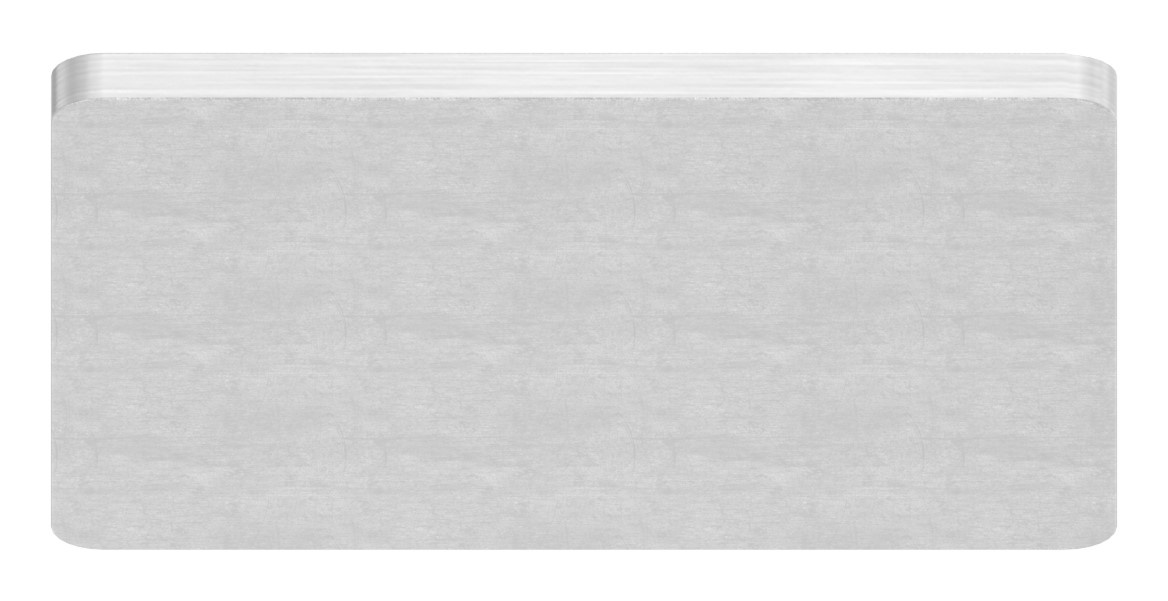 Platte zum Anschweißen für Rohr 40x40, V2A