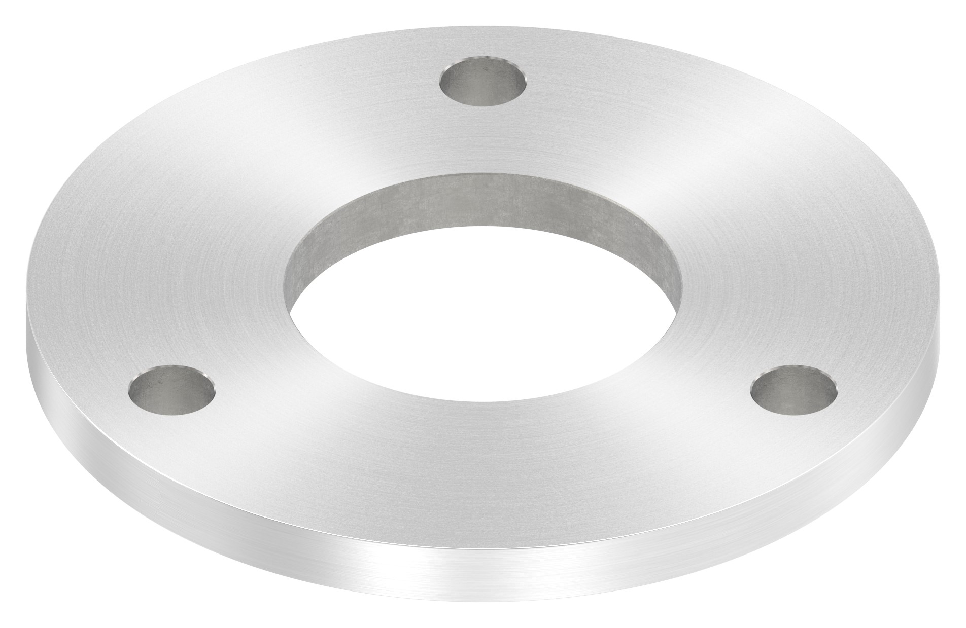 Ankerplatte Ø 140x10mm, mit Rundschliff, V2A
