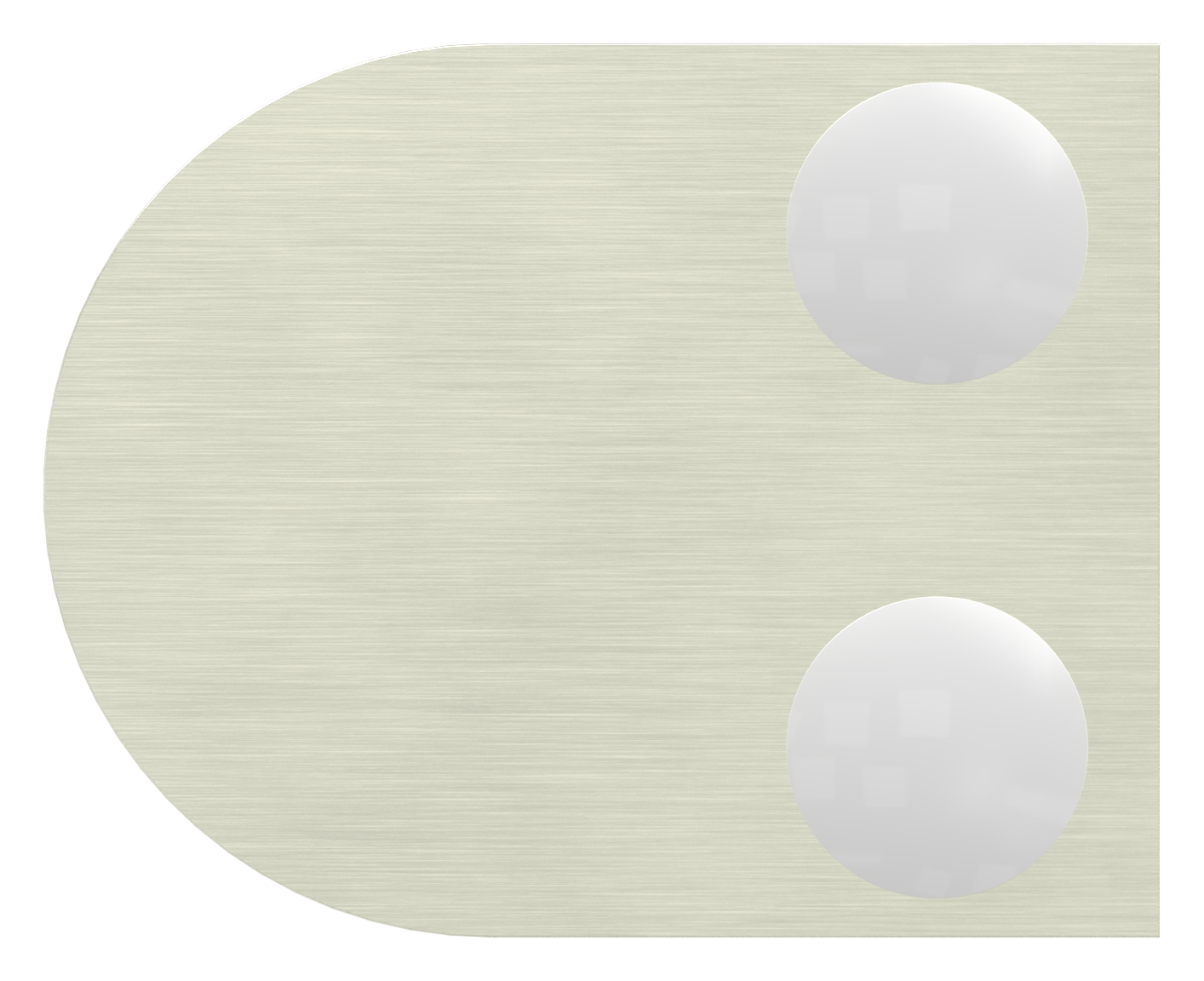 Glasklemme Mod. 30, Anschluss: gerade, VA-Effekt