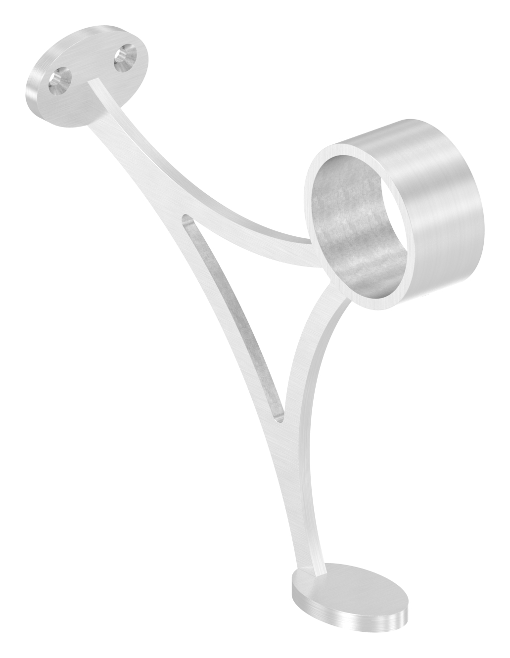 Fußlaufstütze, für Rohr 48,3mm, V2A Fußlaufstütze, für Rohr 48,3mm, V2A