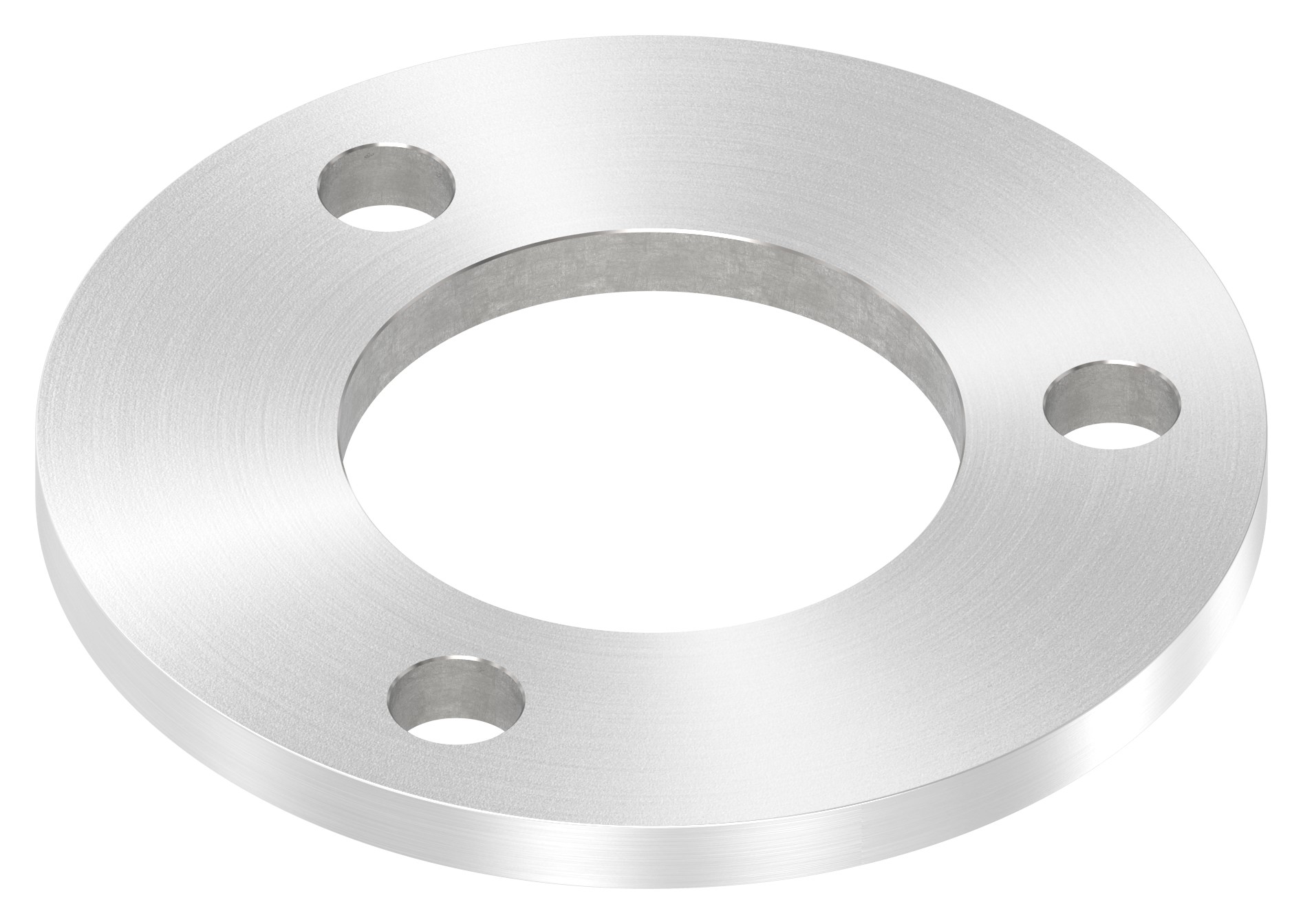 Ankerplatte Ø 120x8mm, mit Rundschliff, V2A