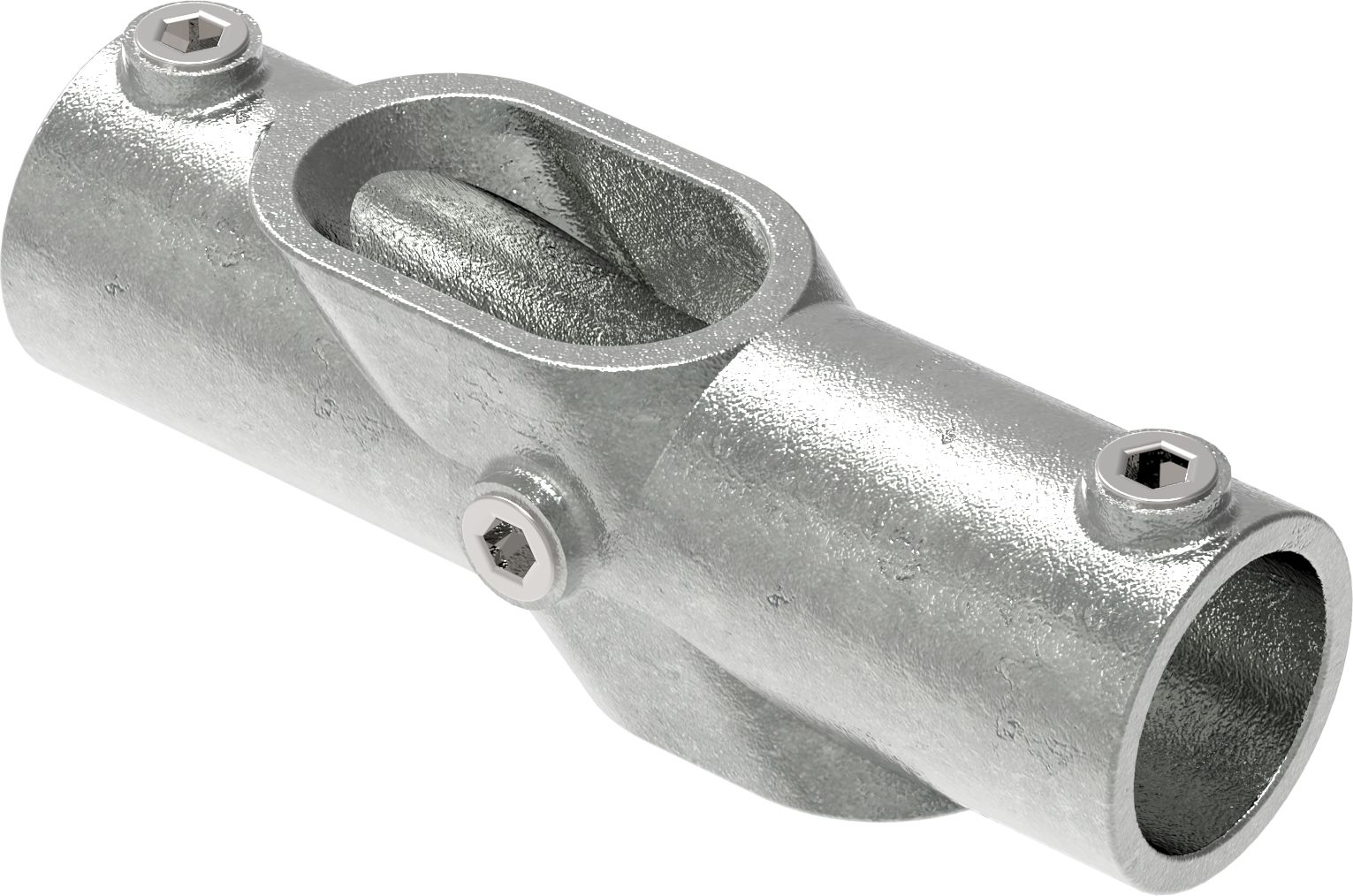 Kreuzstück, verstellbar 30 - 45°, für Rohr Ø 48,3mm