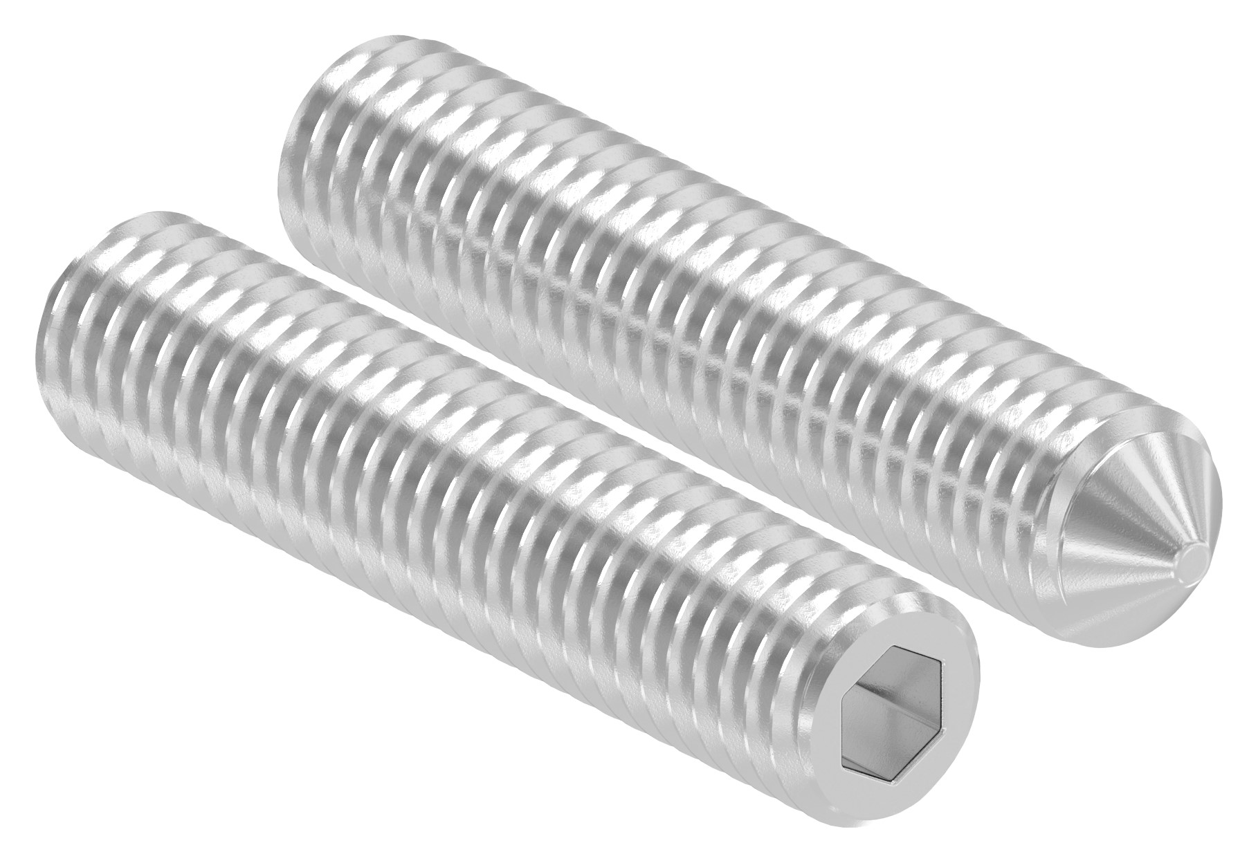 Gewindestift M8x40, V2A, DIN 914 / ISO 4027 Gewindestift M8x40, V2A, DIN 914 / ISO 4027