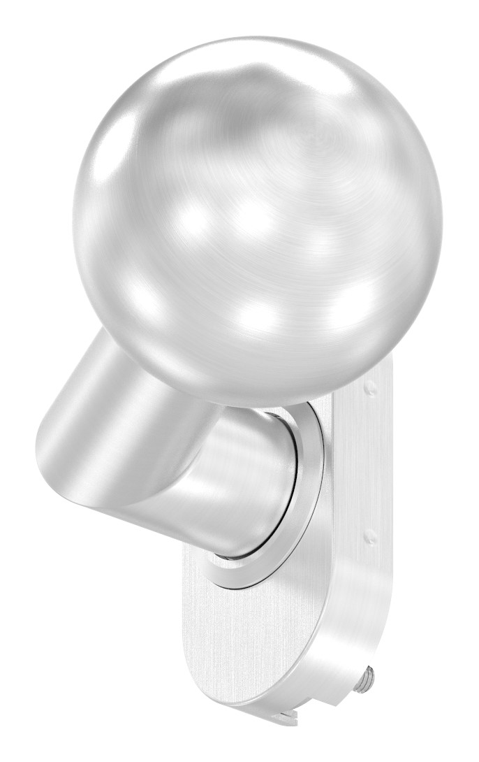 Drückerknopf, Ø 50mm, drehbar, V2A