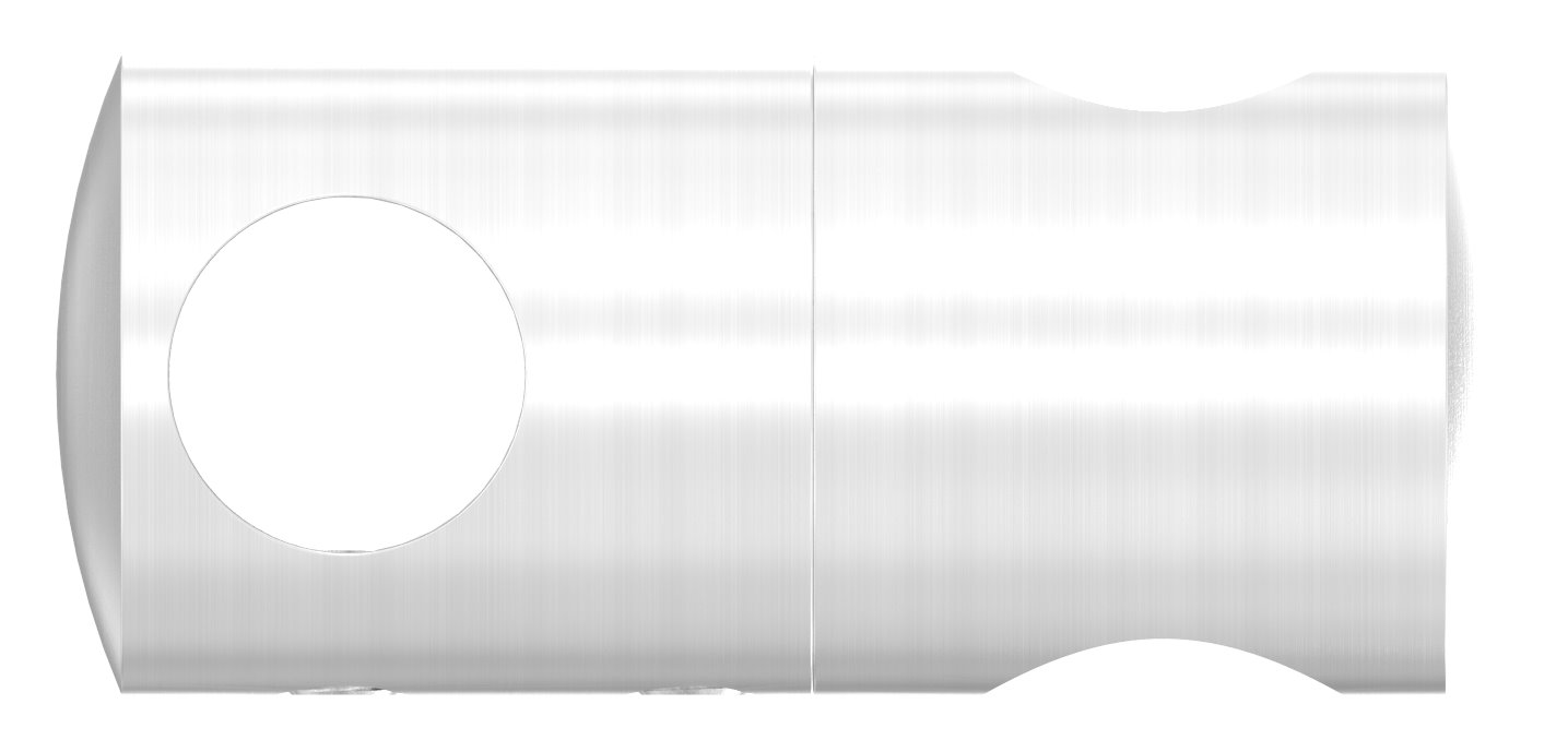 Doppelquerstabhalter mit 12,2 und 12,2mm Bohrung, V2A Doppelquerstabhalter mit 12,2 und 12,2mm Bohrung, V2A