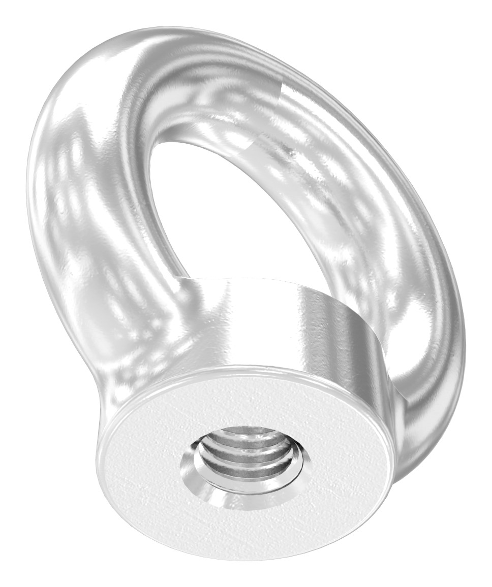 Ringmutter mit Innengewinde 6mm, V4A