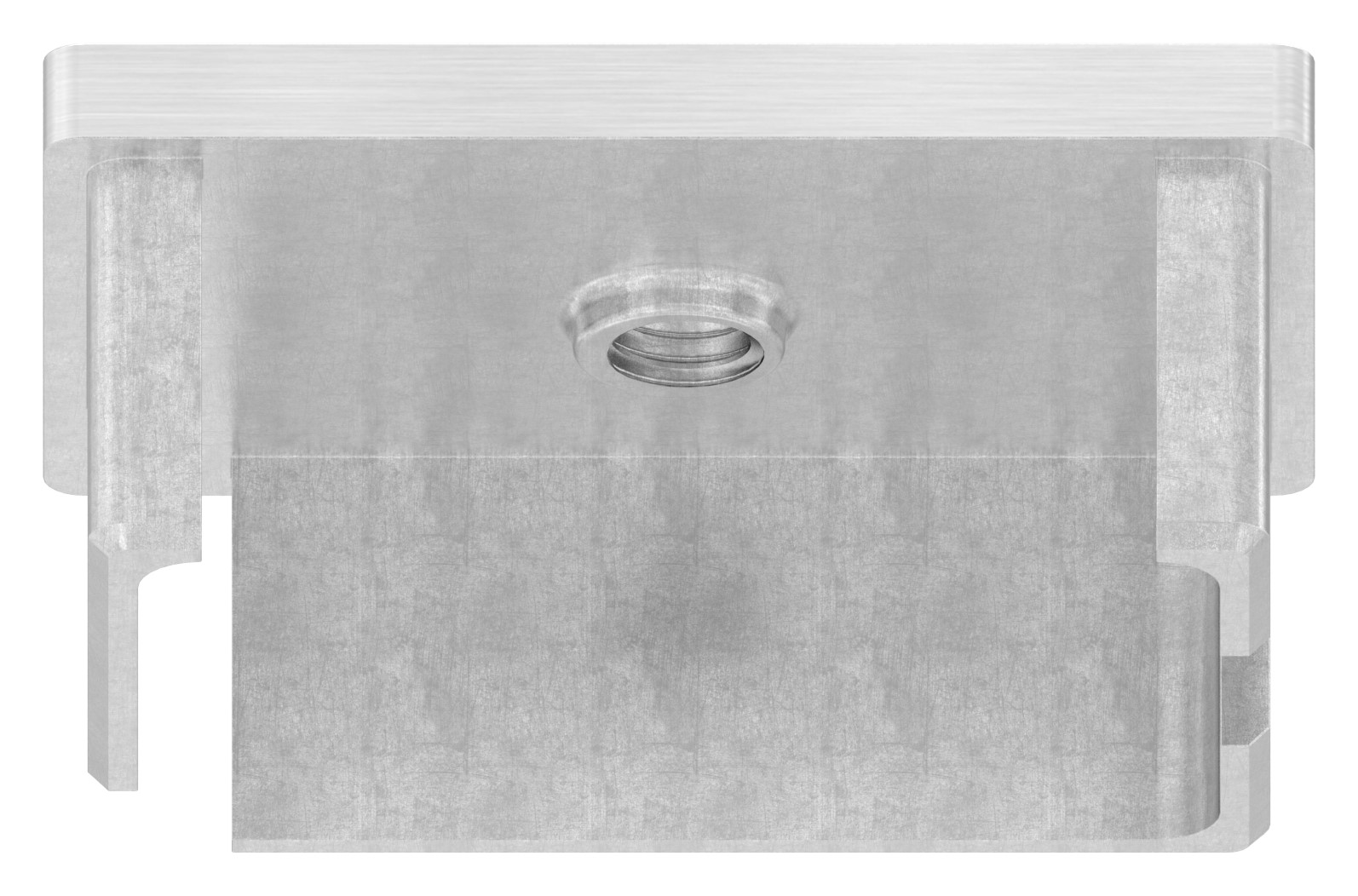 Einsteckkappe, für Rohr 60x40x2,0mm, V4A