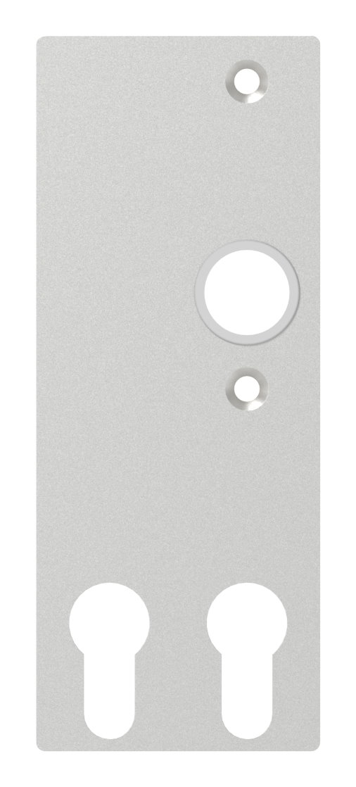 Zylinder-Langschild für zwei Profilzylinder