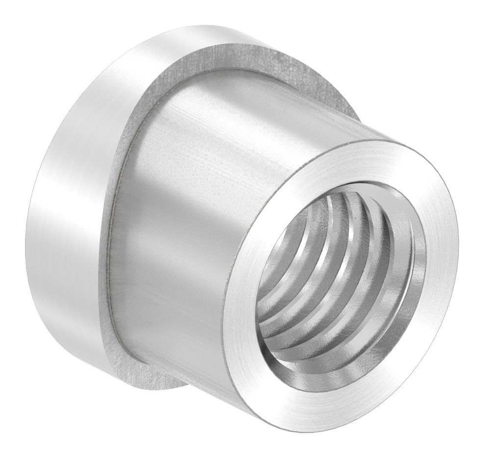 Gewindehülse, passend zu Torband 120-M12-VA, für Rohr 33,7mm, V2A Gewindehülse, passend zu Torband 120-M12-VA, für Rohr 33,7mm, V2A